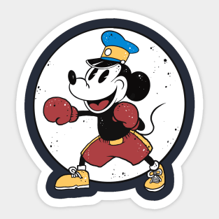 Steamboat willie boxing edition Sticker